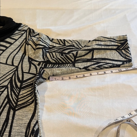 Papa Sweater Black and Grey Cowl Neck Tunic Women Size XXL - Picture 10 of 11